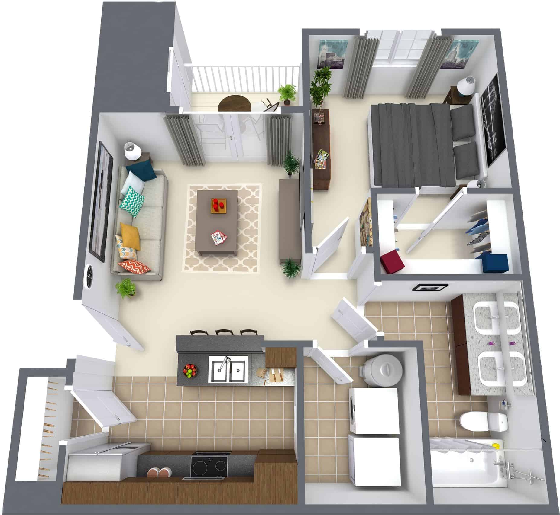 The Wahoo 1 Bedroom Apartment The Wahoo 1 Bedroom Apartment